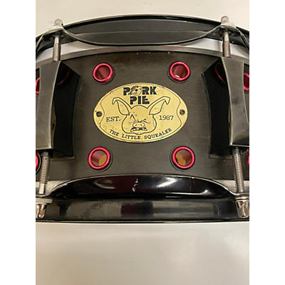 Pork Pie Used 2018 Pork Pie 14X5  Little Squealer Snare Drum Satin Black