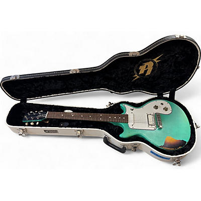 Rock N Roll Relics Used 2018 Rock N Roll Relics Blackheart Seafoam Green over Sunburst Solid Body Electric Guitar