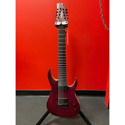 Schecter Guitar Research Used 2018 Schecter Guitar Research KM7 MKIII ARTIST KEITH MARROW SIGNATURE BLUE CRIMSON Solid Body Electric Guitar