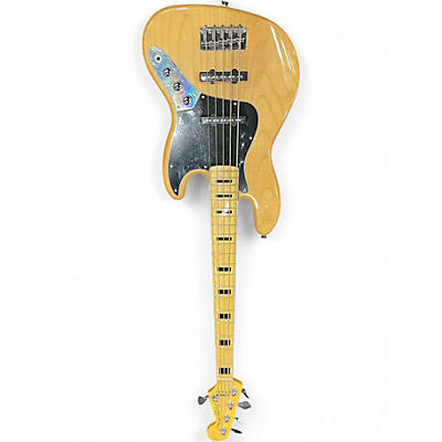 Used 2018 Squier Classic Vibe 70s Jazz Bass V Natural Electric Bass Guitar