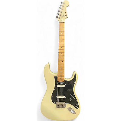 Used 2018 Squier Contemporary Stratocaster HH Pearl White Solid Body Electric Guitar