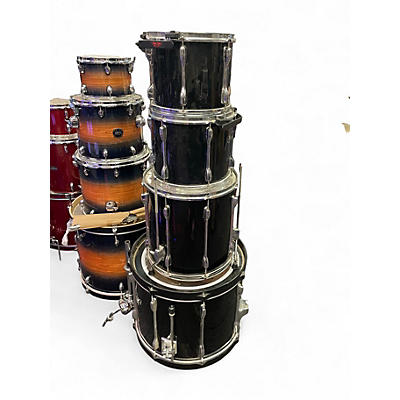 Used 2018 TAMA 4 Piece Rockstar Black Drum Kit
