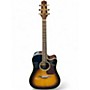 Used 2018 Takamine PTU241 Natural Acoustic Electric Guitar Natural