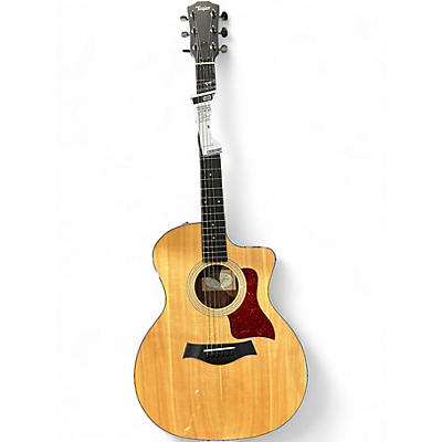 Used 2018 Taylor 214CE Koa Natural Acoustic Electric Guitar