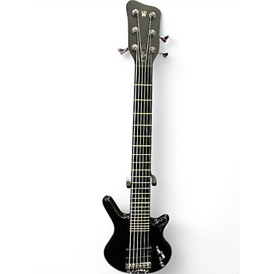 Used 2018 Warwick Pro Series Thumb 6 Nirvana Black Electric Bass Guitar