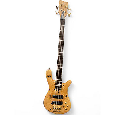 Used 2018 Warwick TEAMBUILT LIMITED EDITION STREAMER ASH BURL Electric Bass Guitar