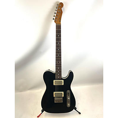 Used 2018 Whitfill Custom Guitars Cousin Paul Telecaster Black Hollow Body Electric Guitar