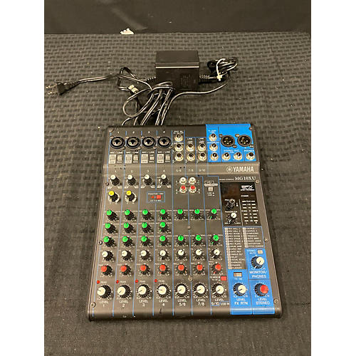 Yamaha Used 2018 Yamaha MG10XU 10 Channel Mixer With Effects Unpowered Mixer