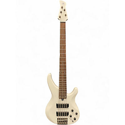 Used 2018 Yamaha TRBX305 Arctic White Electric Bass Guitar