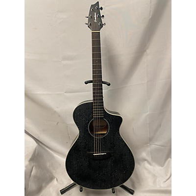 Breedlove Used 2019 Breedlove Discovery Concert Cutaway Black Acoustic Electric Guitar