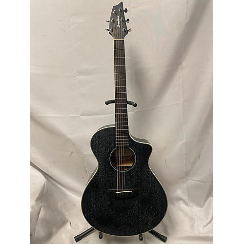 Breedlove Used 2019 Breedlove Discovery Concert Cutaway Black Acoustic Electric Guitar Black