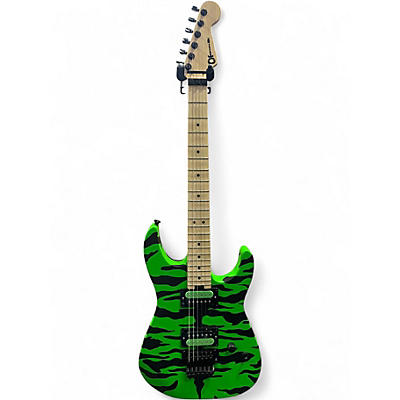Used 2019 Charvel SATCHEL SIGNATURE GREEN BENGAL Solid Body Electric Guitar