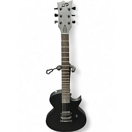 Used 2019 ESP LTD EC BLACK METAL Black Solid Body Electric Guitar Black