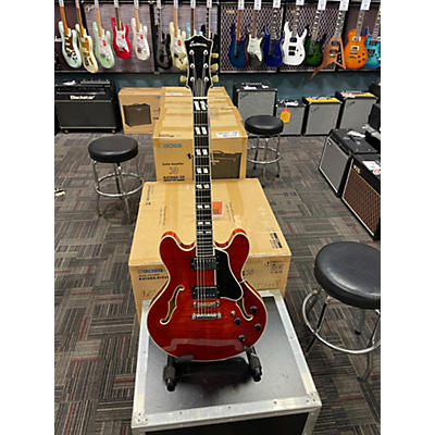 Eastman Used 2019 Eastman T486 FLAME CHERRY Hollow Body Electric Guitar