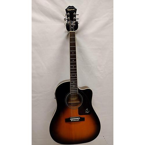 Epiphone Used 2019 Epiphone AJ220SCE/VS Tobacco Sunburst Acoustic Electric Guitar Tobacco Sunburst