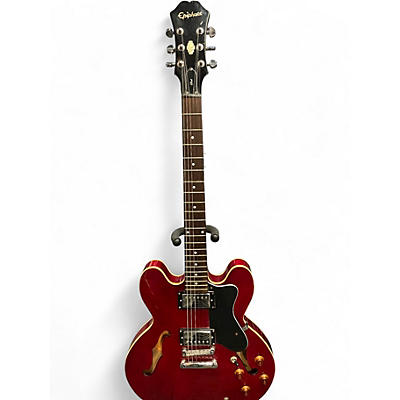 Used 2019 Epiphone Dot Cherry Hollow Body Electric Guitar