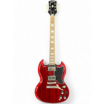 Used 2019 Epiphone Epiphone SG Standard '61 Vintage Cherry Solid Body Electric Guitar