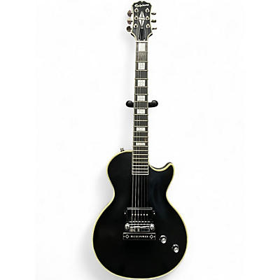 Used 2019 Epiphone Jared James Nichols "Old Glory" Les Paul Custom Black Aged Gloss Solid Body Electric Guitar