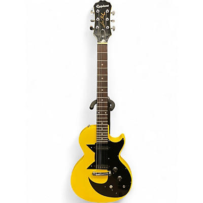 Used 2019 Epiphone Les Paul SL Yellow Solid Body Electric Guitar