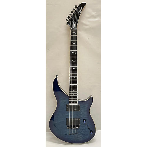 Epiphone Used 2019 Epiphone Prophecy EM-2 Blue Solid Body Electric Guitar Blue