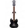 Used 2019 Epiphone SG Black Solid Body Electric Guitar Black