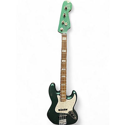 Fender Used 2019 Fender Adam Clayton Jazz Bass Sherwood Green Metallic Electric Bass Guitar