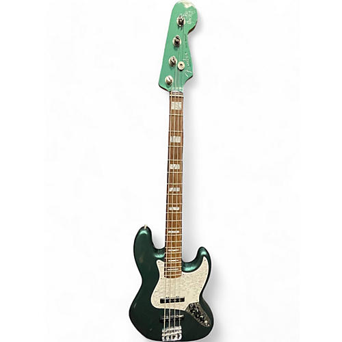 Fender Used 2019 Fender Adam Clayton Jazz Bass Sherwood Green Metallic Electric Bass Guitar Sherwood Green Metallic