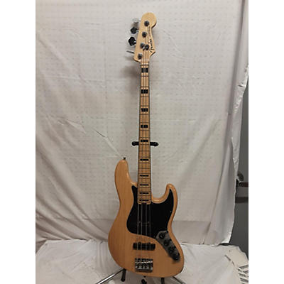 Fender Used 2019 Fender American Elite Jazz Bass Natural Electric Bass Guitar