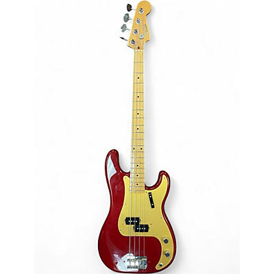 Used 2019 Fender American Original 50s Precision Bass RED Electric Bass Guitar