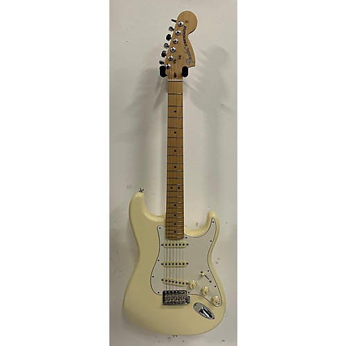 Fender Used 2019 Fender American Performer Stratocaster SSS Antique White Solid Body Electric Guitar Antique White