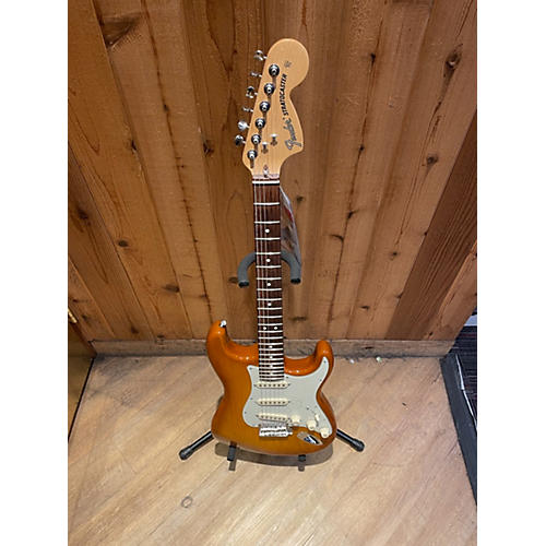 Fender Used 2019 Fender American Performer Stratocaster SSS Honey Burst Solid Body Electric Guitar Honey Burst