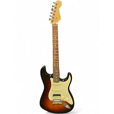 Used 2019 Fender American Professional HSS Shawbucker Stratocaster Brown Sunburst Solid Body Electric Guitar