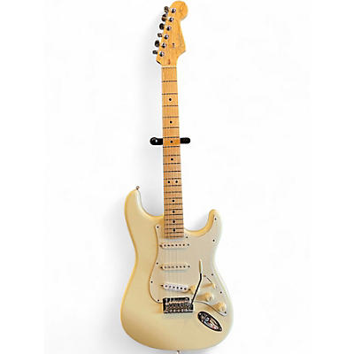Used 2019 Fender American Professional Stratocaster HSS Shawbucker Olympic White Solid Body Electric Guitar