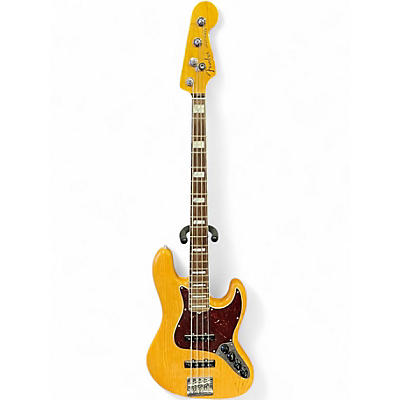 Used 2019 Fender American Ultra Jazz Bass Aged Natural Electric Bass Guitar