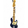 Used 2019 Fender American Ultra Jazz Bass Cobra Blue Electric Bass Guitar Cobra Blue