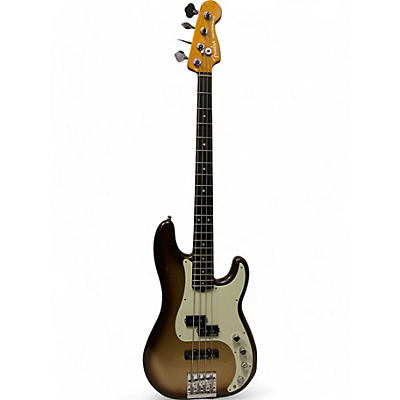 Fender Used 2019 Fender American Ultra Precision Bass Mocha Burst Electric Bass Guitar