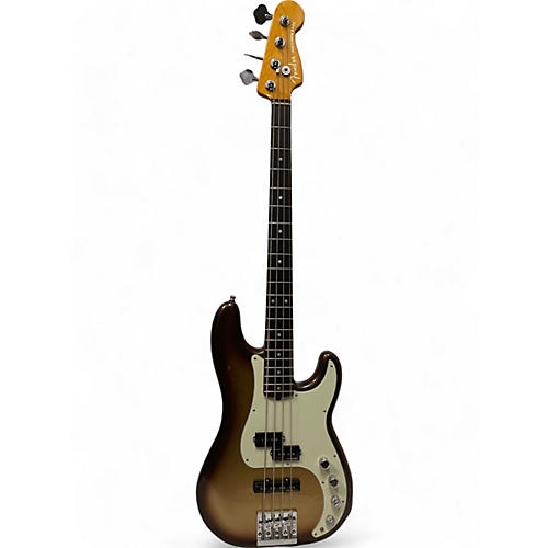 Fender Used 2019 Fender American Ultra Precision Bass Mocha Burst Electric Bass Guitar Mocha Burst