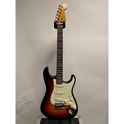 Fender Used 2019 Fender American Ultra Stratocaster 3 Tone Sunburst Solid Body Electric Guitar