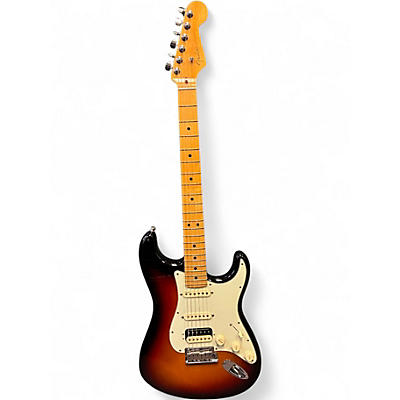 Used 2019 Fender American Ultra Stratocaster HSS 3 Color Sunburst Solid Body Electric Guitar