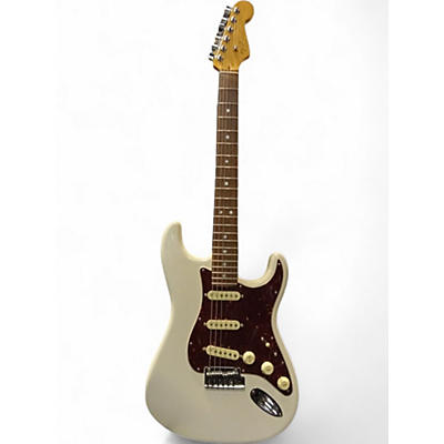 Used 2019 Fender American Ultra Stratocaster Polar White Solid Body Electric Guitar