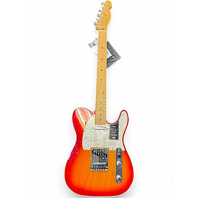 Used 2019 Fender American Ultra Telecaster Plasma Red Burst Solid Body Electric Guitar