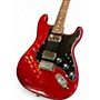Used 2019 Fender Blacktop Stratocaster HH Trans Red Solid Body Electric Guitar Trans Red