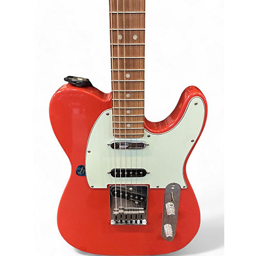 Used 2019 Fender Deluxe Nashville Telecaster Fiesta Red Solid Body Electric Guitar Fiesta Red