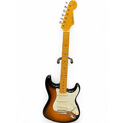 Used 2019 Fender Eric Johnson Signature Stratocaster 2 Stone Sunburst Solid Body Electric Guitar