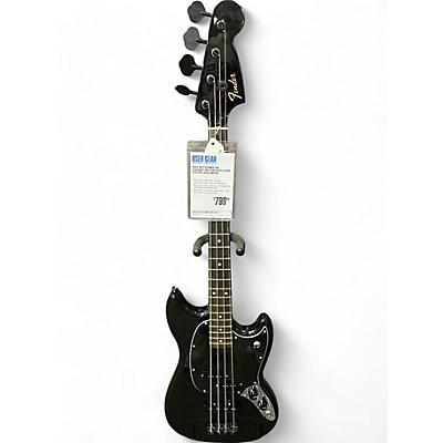 Fender Used 2019 Fender FSR Blackout Mustang Bass Black Electric Bass Guitar