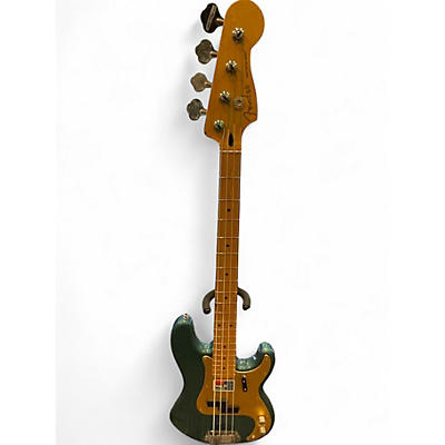 Used 2019 Fender FSR Standard Precision Bass Sherwood Green Electric Bass Guitar