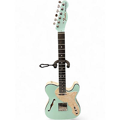 Used 2019 Fender FSR THINLINE TWO TONE TELECASTER Seafoam Green Solid Body Electric Guitar