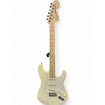 Used 2019 Fender LIMITED EDITION AMERICAN PERFORMER STRATOCASTER Olympic White Solid Body Electric Guitar