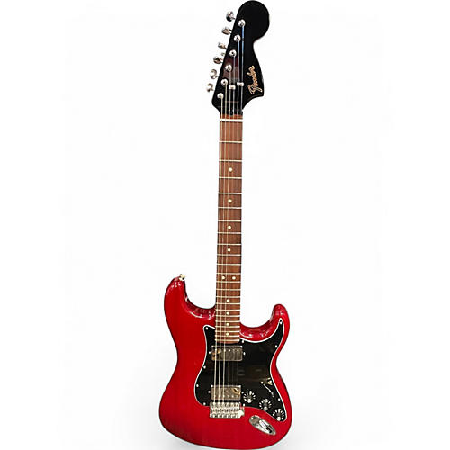 Used 2019 Fender LIMITED EDITION BLACKTOP STRATOCASTER Crimson Red Trans Solid Body Electric Guitar Crimson Red Trans