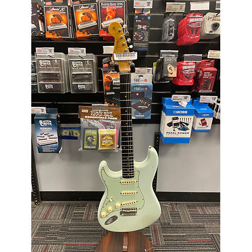 Fender Used 2019 Fender LTD NAMM 60 STRATOCASTER LH JRN FADED SONIC BLUE Electric Guitar FADED SONIC BLUE